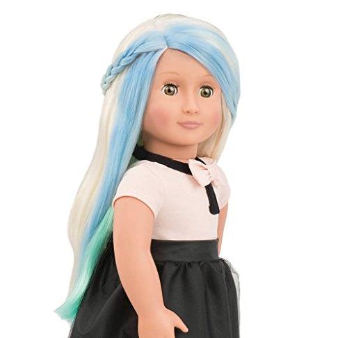 Our Generation: lalka z kredą do kolorowania włosów Amya 46 cm - Noski Noski