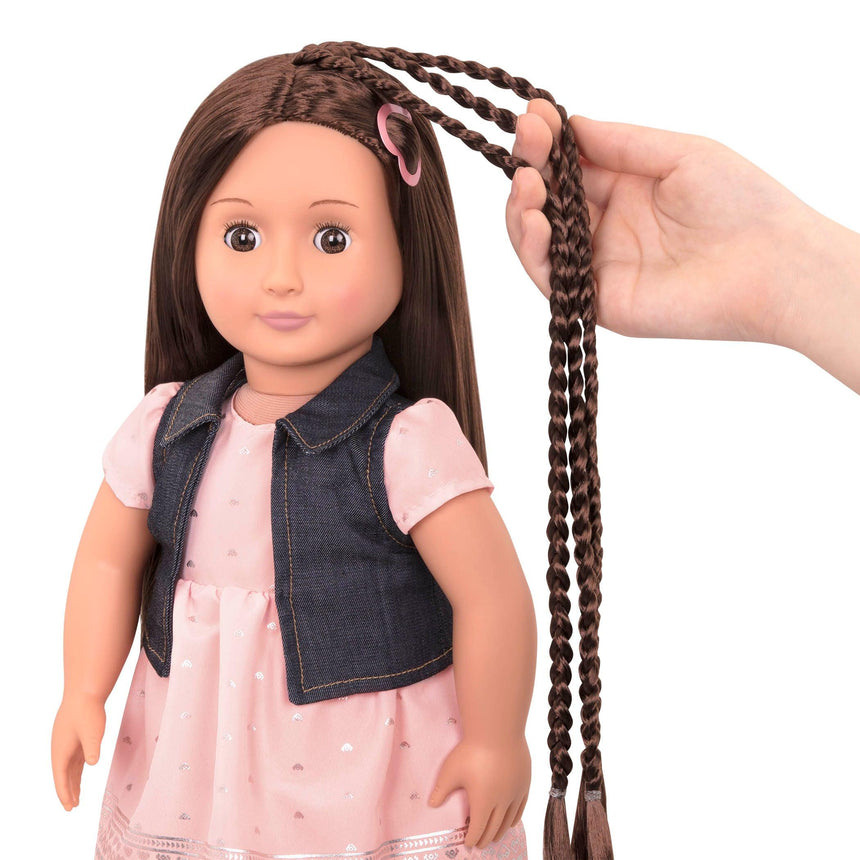 Our Generation: lalka z włosami do stylizacji Kaelyn 46 cm - Noski Noski