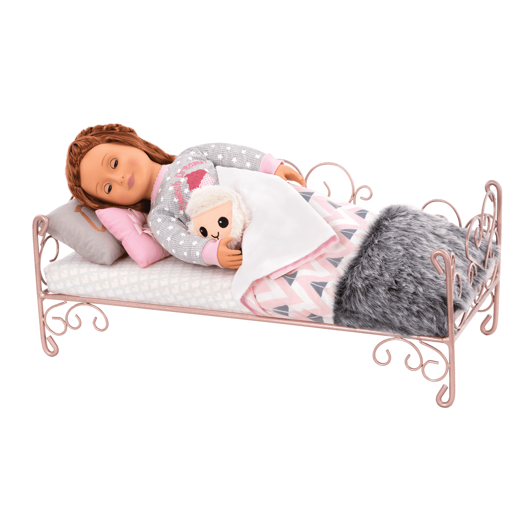 Our Generation: łóżko dla lalki Sweet Dreams Scrollwork Bed - Noski Noski
