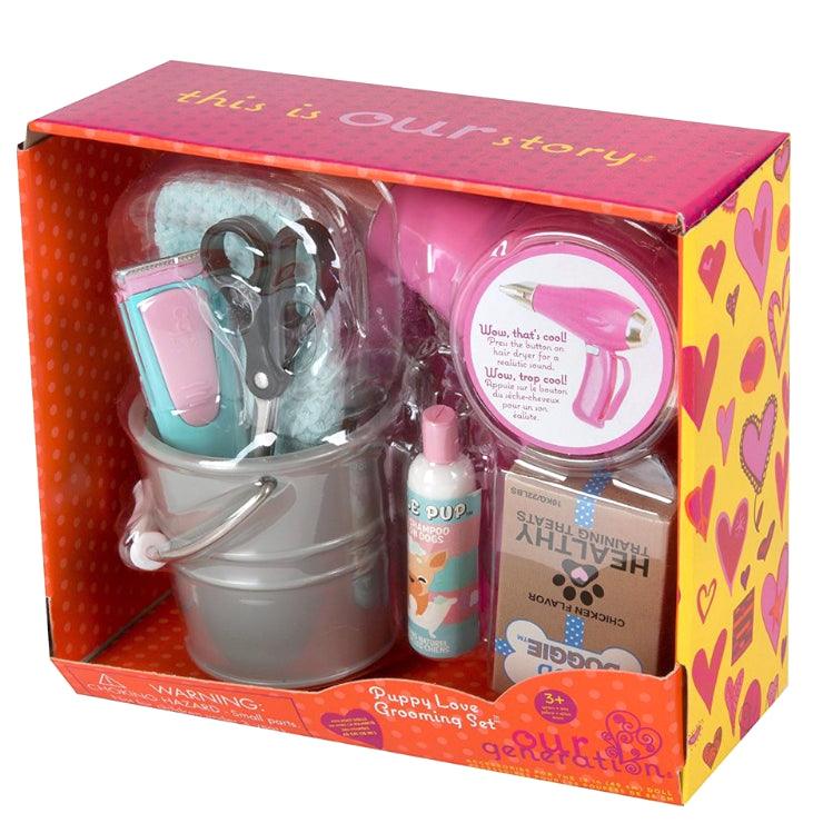 Our Generation: psi fryzjer dla lalki Puppy Love Grooming Set - Noski Noski