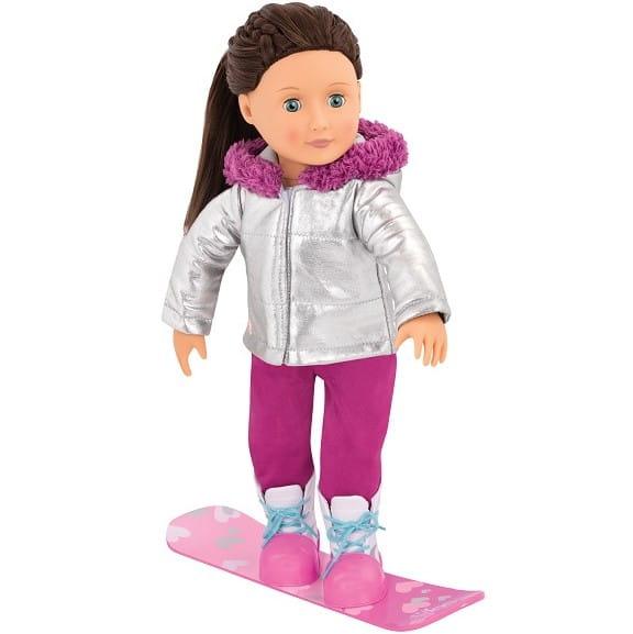 Our Generation: snowboard i zimowe ubranko dla lalki Chill On The Hill - Noski Noski