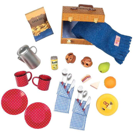 Our Generation: zestaw piknikowy dla lalek Packed for a Picnic - Noski Noski
