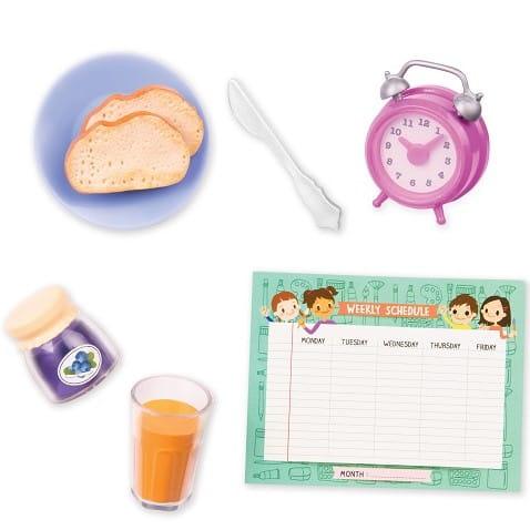 Our Generation: zestaw śniadaniowy dla lalki Happy Breakfast Set - Noski Noski