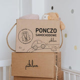 Patulove: ponczo samochodowe Funny Bunny Pink - Noski Noski