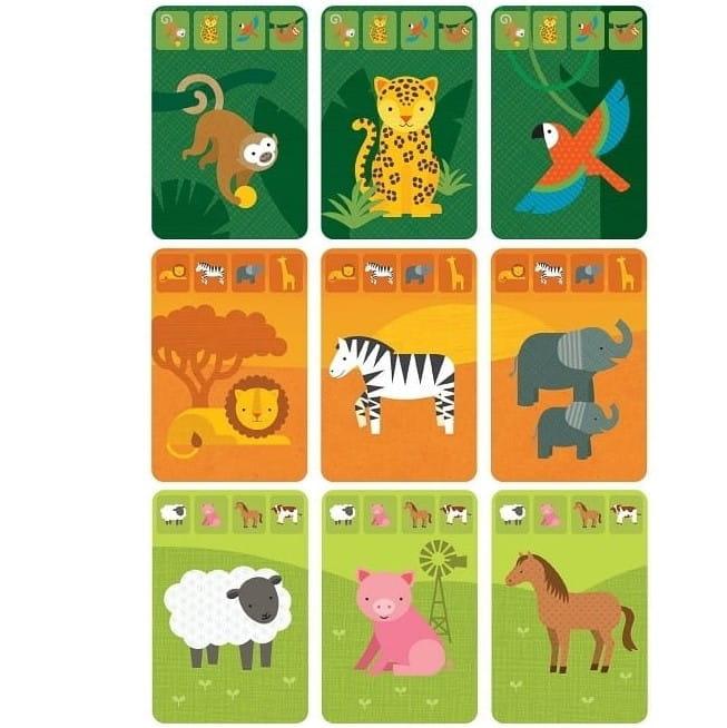 Petit Collage: gra karciana zwierzęta Animal Kingdom - Noski Noski