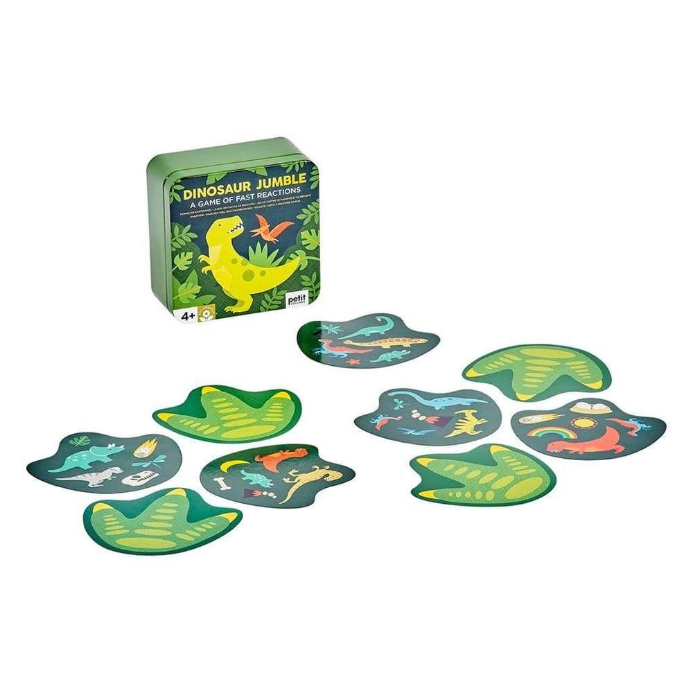 Petit Collage: gra mistrz refleksu Dinosaur Jumble - Noski Noski