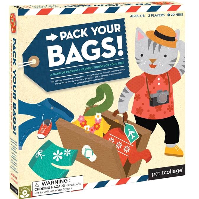 Petit Collage: gra z walizkami Pack Your Bags - Noski Noski
