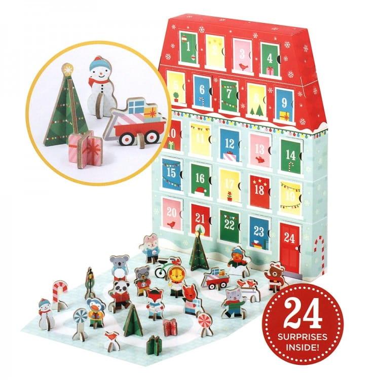Petit Collage: kalendarz adwentowy Merry Christmas - Noski Noski