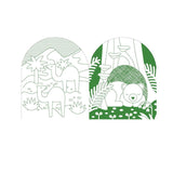 Petit Collage: kolorowanka z naklejkami Colouring Book + Stickers - Noski Noski