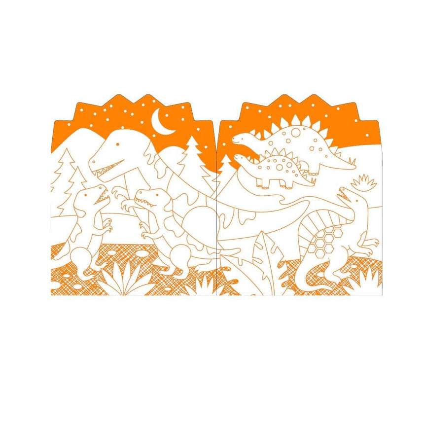 Petit Collage: kolorowanka z naklejkami Colouring Book + Stickers - Noski Noski