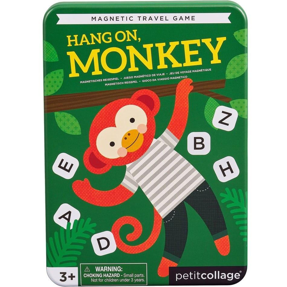 Petit Collage: magnetyczna gra podróżna Hang on, Monkey - Noski Noski