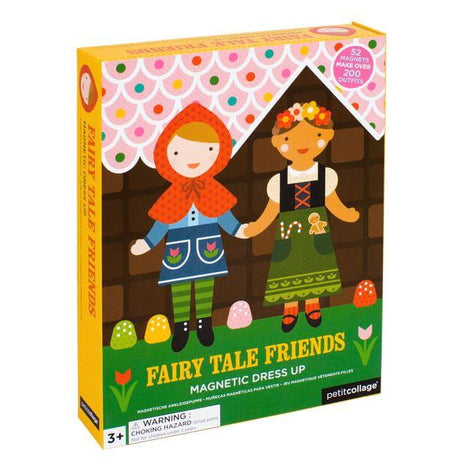 Petit Collage: magnetyczna ubieranka Fairy Tale Friends - Noski Noski