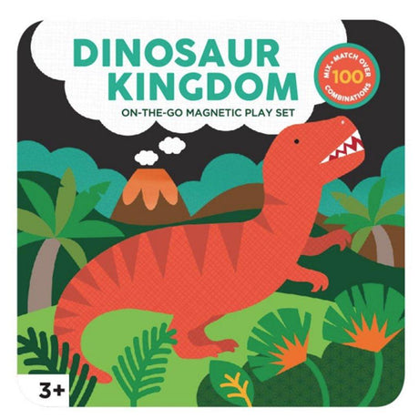 Petit Collage: magnetyczna układanka Dinosaur Kingdom - Noski Noski