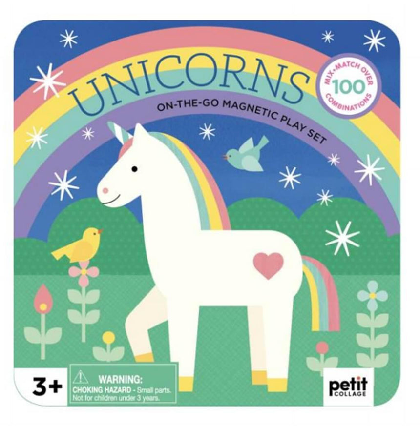 Petit Collage: magnetyczna układanka Unicorns - Noski Noski