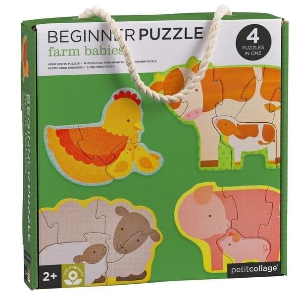 Petit Collage: pierwsze puzzle Baby Farma - Noski Noski