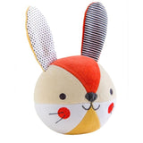 Petit Collage: piłka z dzwoneczkiem królik Chiming Bunny Organic - Noski Noski