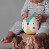 Petit Collage: piłka z dzwoneczkiem królik Chiming Bunny Organic - Noski Noski