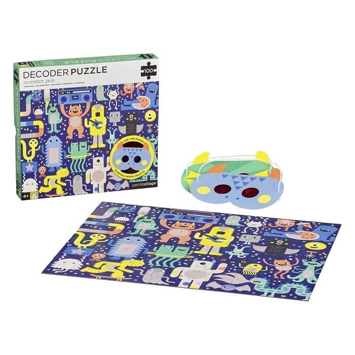 Petit Collage: puzzle ukryte obrazki Decoder Monster Jam - Noski Noski
