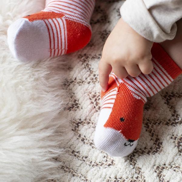 Petit Collage: skarpetki dla niemowlaka Organic Baby Socks 3-pack - Noski Noski