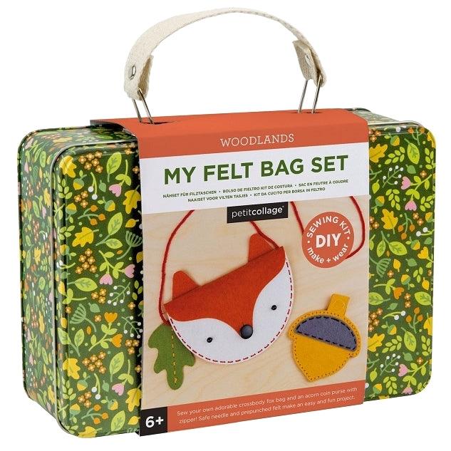 Petit Collage: walizeczka DIY torebka do uszycia My Felt Bag Set - Noski Noski