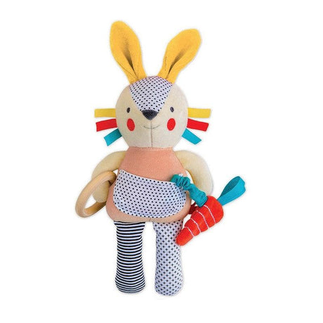 Petit Collage: zabawka aktywnościowa Busy Bunny Organic - Noski Noski