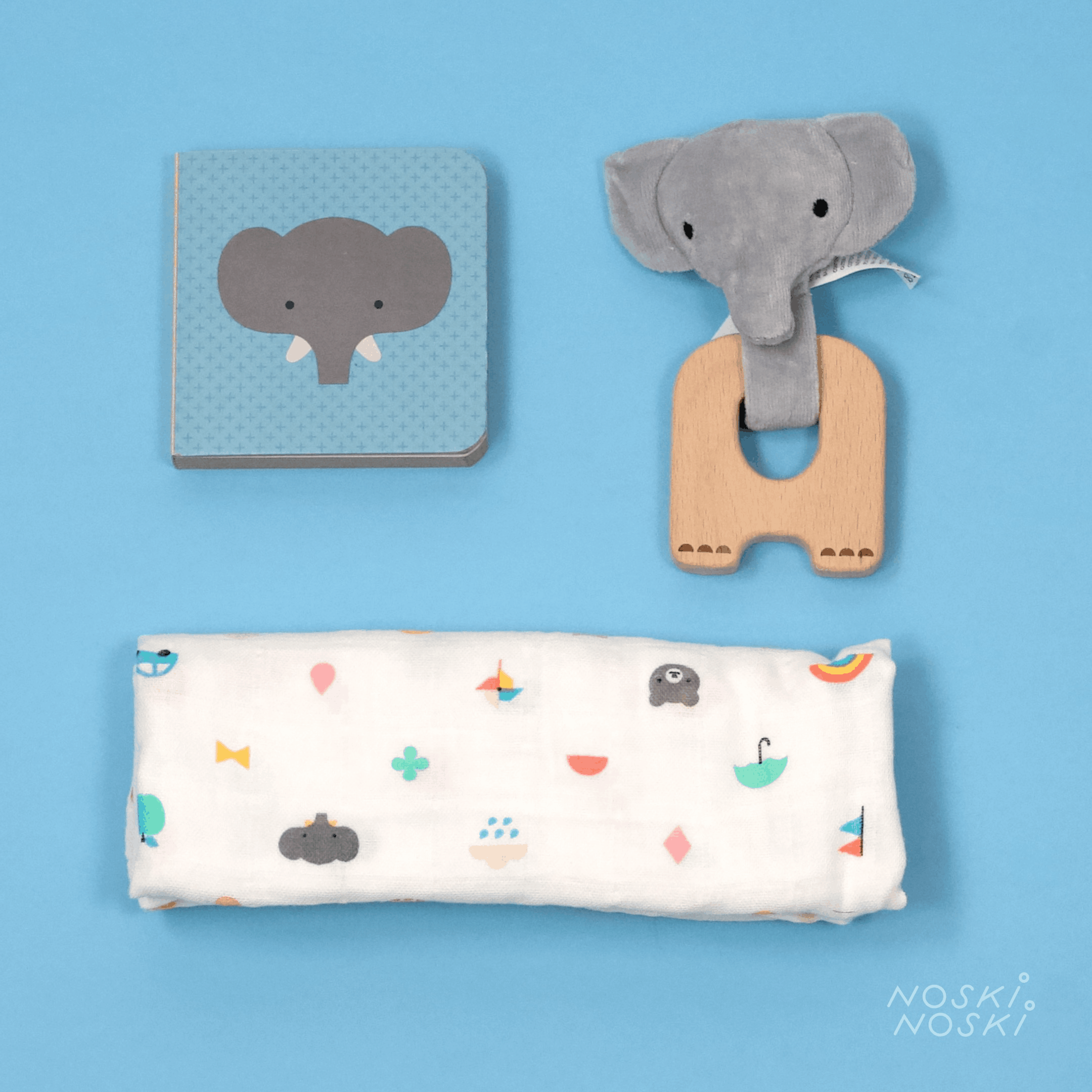 Petit Collage: zestaw prezentowy dla niemowlaka Baby Gift Set - Noski Noski