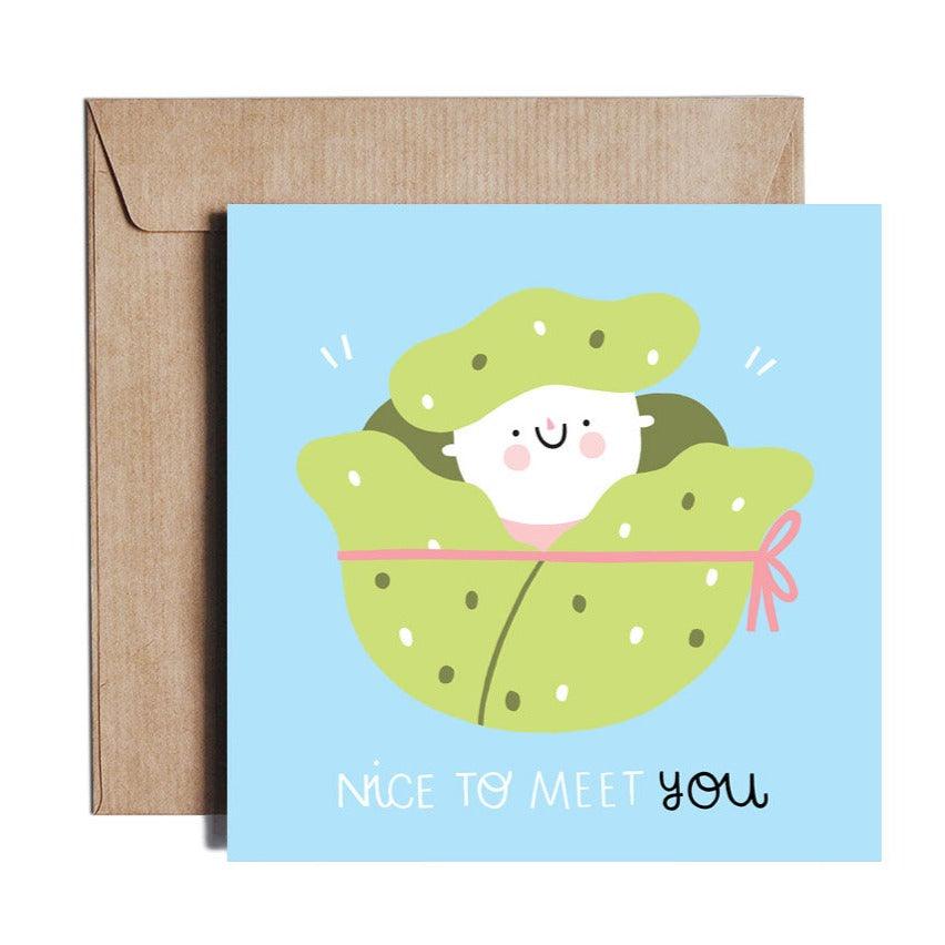 Pieskot: kartka okolicznościowa Cabbage Patch Kid - Noski Noski