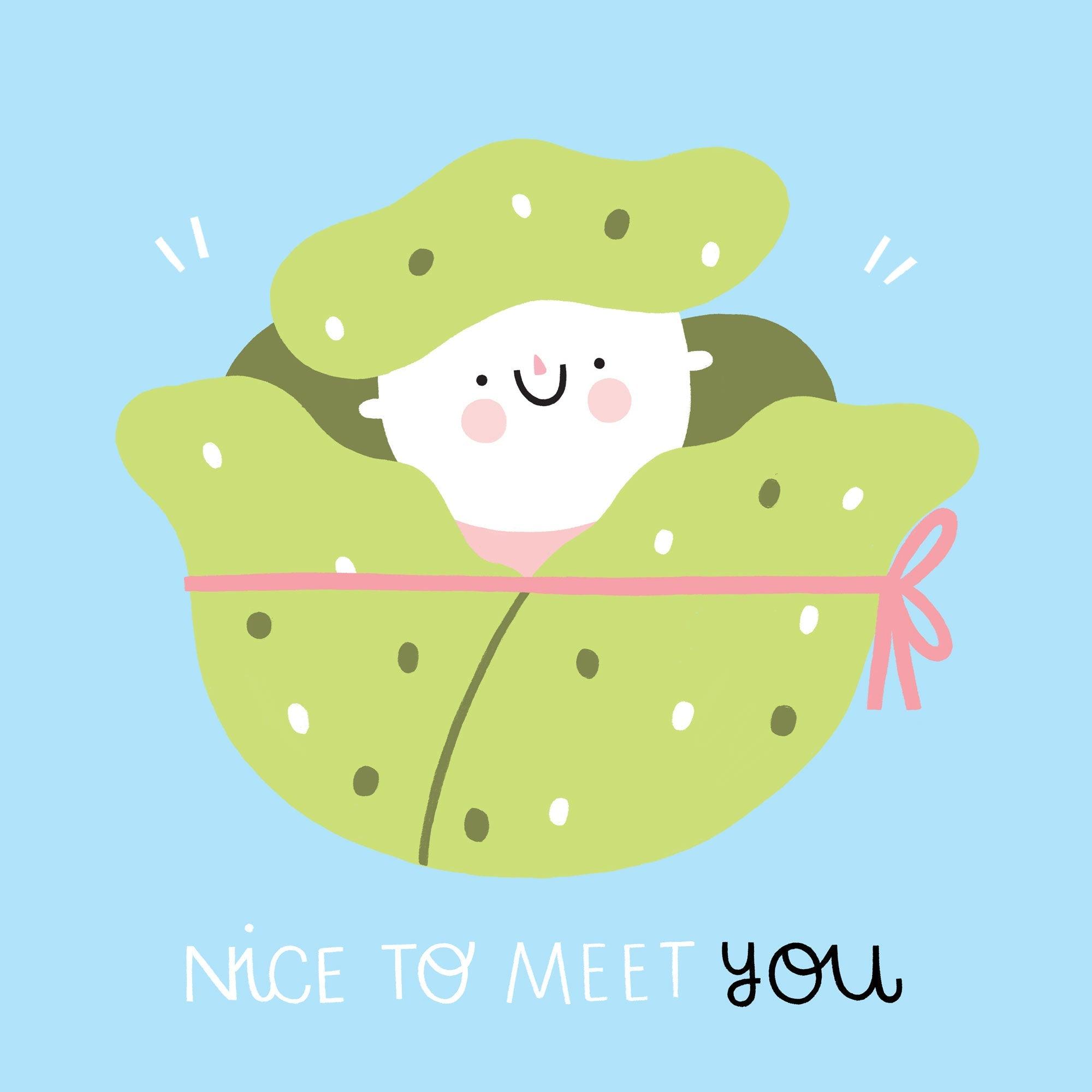 Pieskot: kartka okolicznościowa Cabbage Patch Kid - Noski Noski