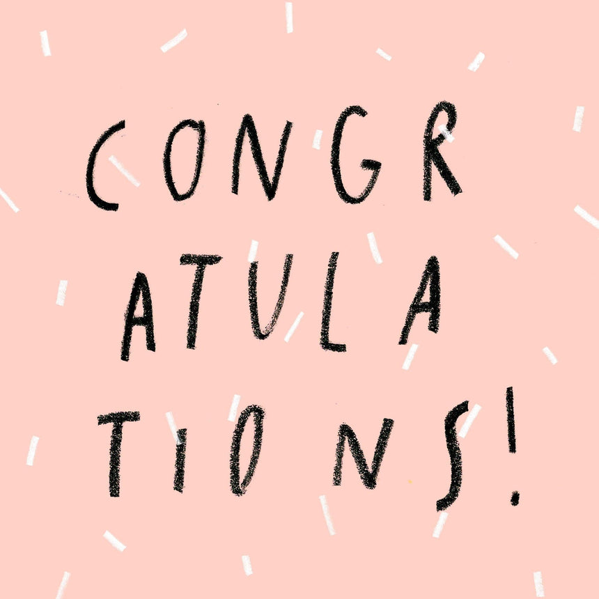 Pieskot: kartka okolicznościowa Congratulations - Noski Noski