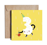 Pieskot: kartka urodzinowa Happy Birthday Three - Noski Noski