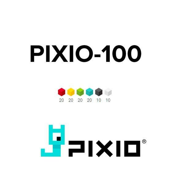 Pixio: klocki magnetyczne Design Series 100 el. - Noski Noski