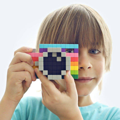 Klocki magnetyczne Pixio Design Series 400, kolorowe i kreatywne klocki konstrukcyjne dla dzieci, zestaw rozwijający wyobraźnię.
