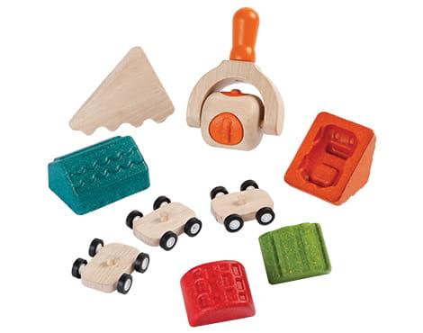 Plan Toys: akcesoria do ciastoliny Build-A-Town Dough Set - Noski Noski