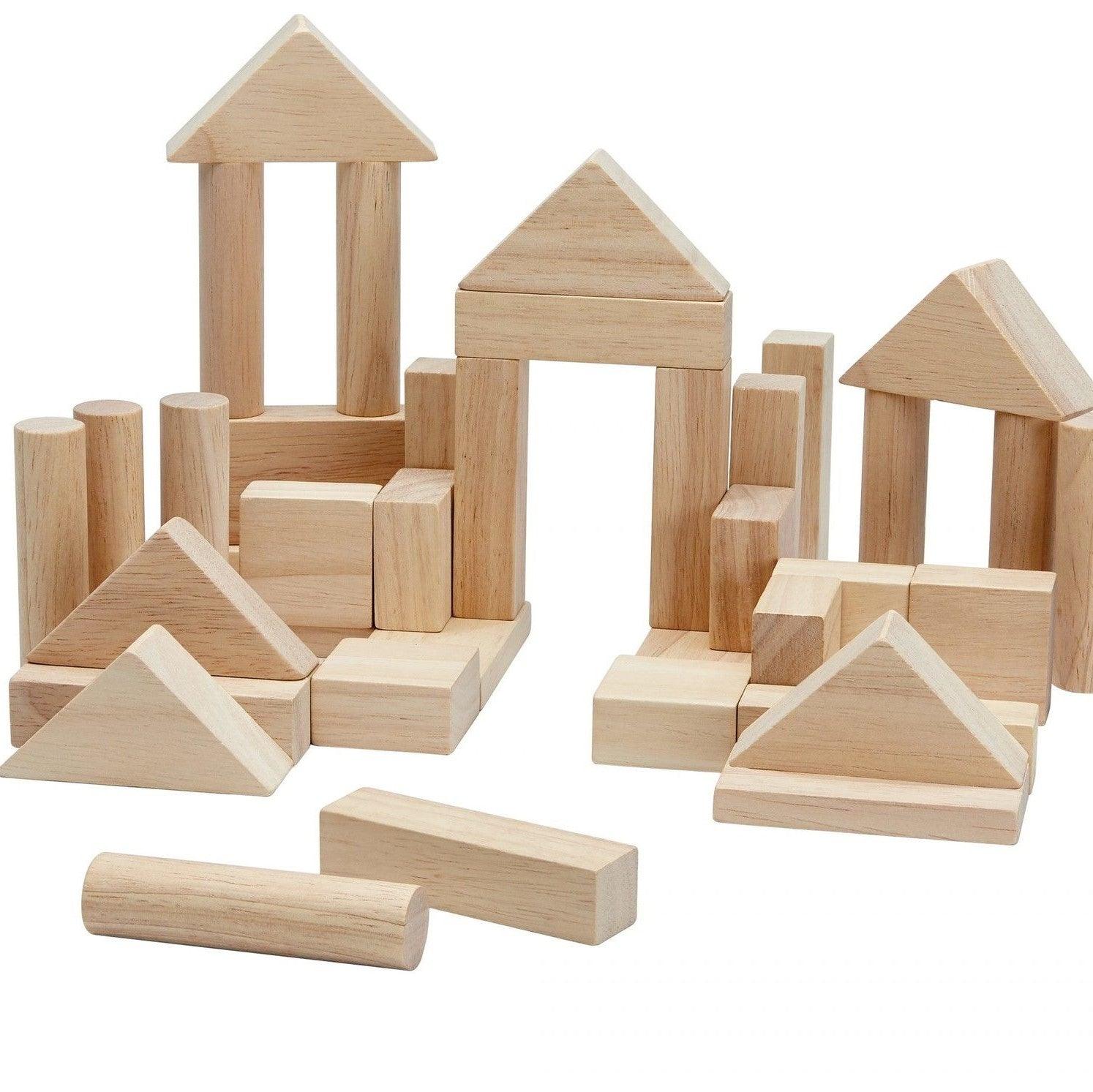 Plan Toys: drewniane naturalne klocki 40 el. - Noski Noski