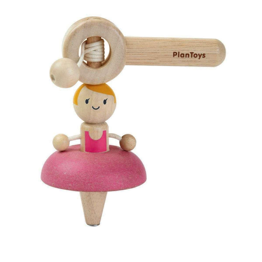 Plan Toys: drewniany bączek Baletnica - Noski Noski