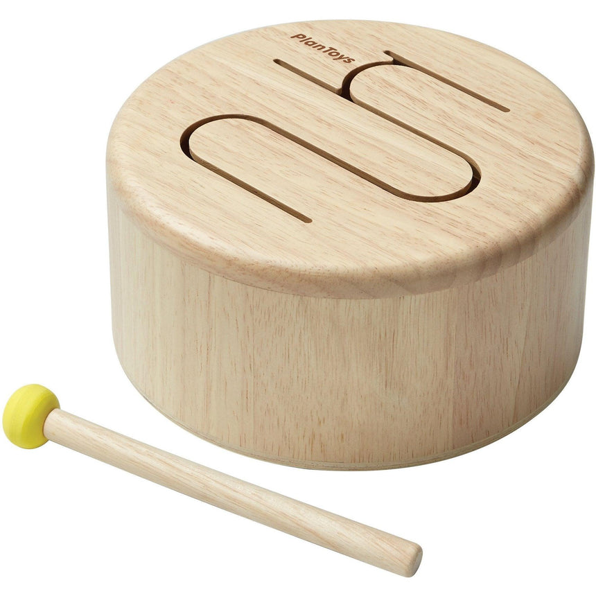 Plan Toys: drewniany bębenek Natural - Noski Noski