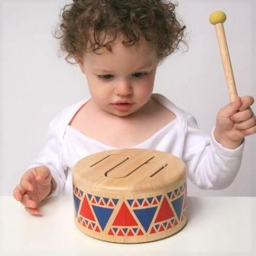 Plan Toys: drewniany bębenek Solid Drum - Noski Noski