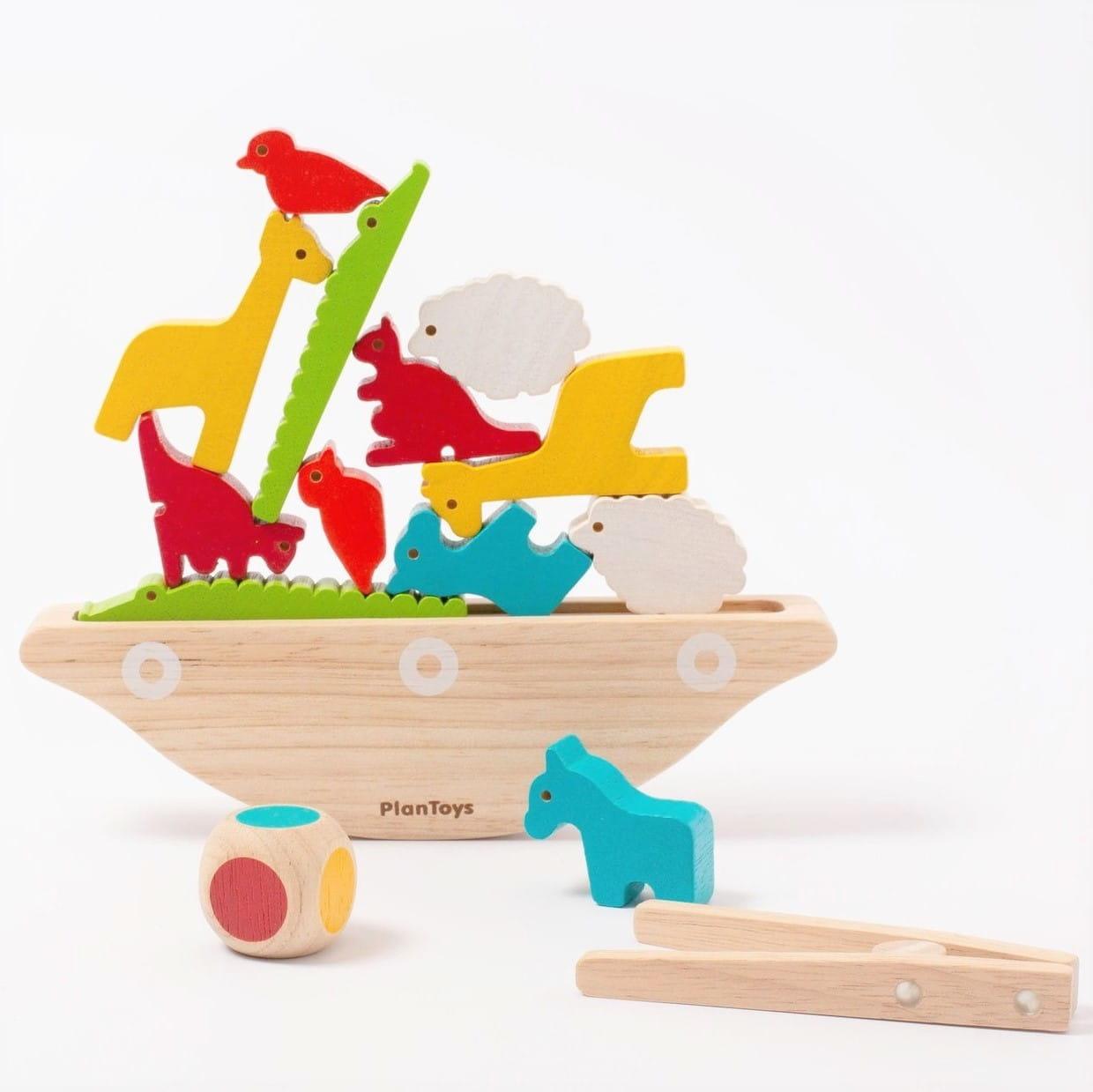 Plan Toys: gra zręcznościowa Balansująca Łódka - Noski Noski
