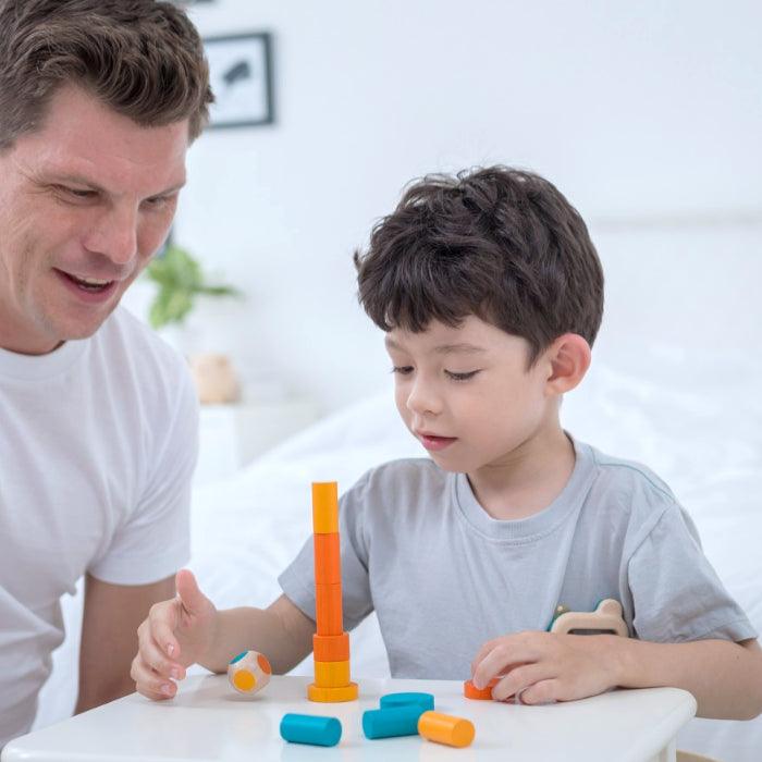 Plan Toys: mini gra Balansująca Wieża - Noski Noski