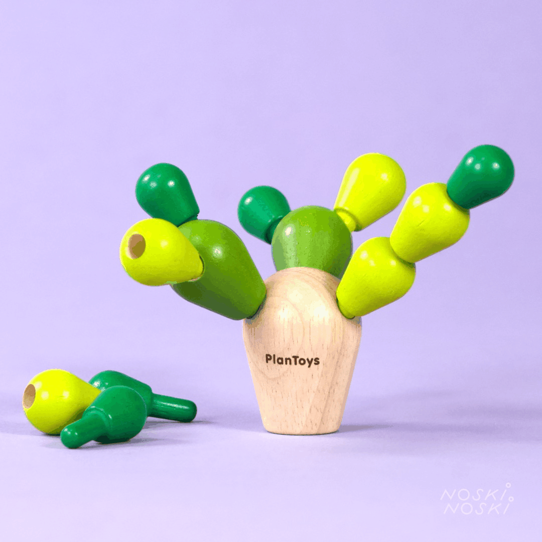 Plan Toys: mini gra zręcznościowa Balansujący Kaktus - Noski Noski