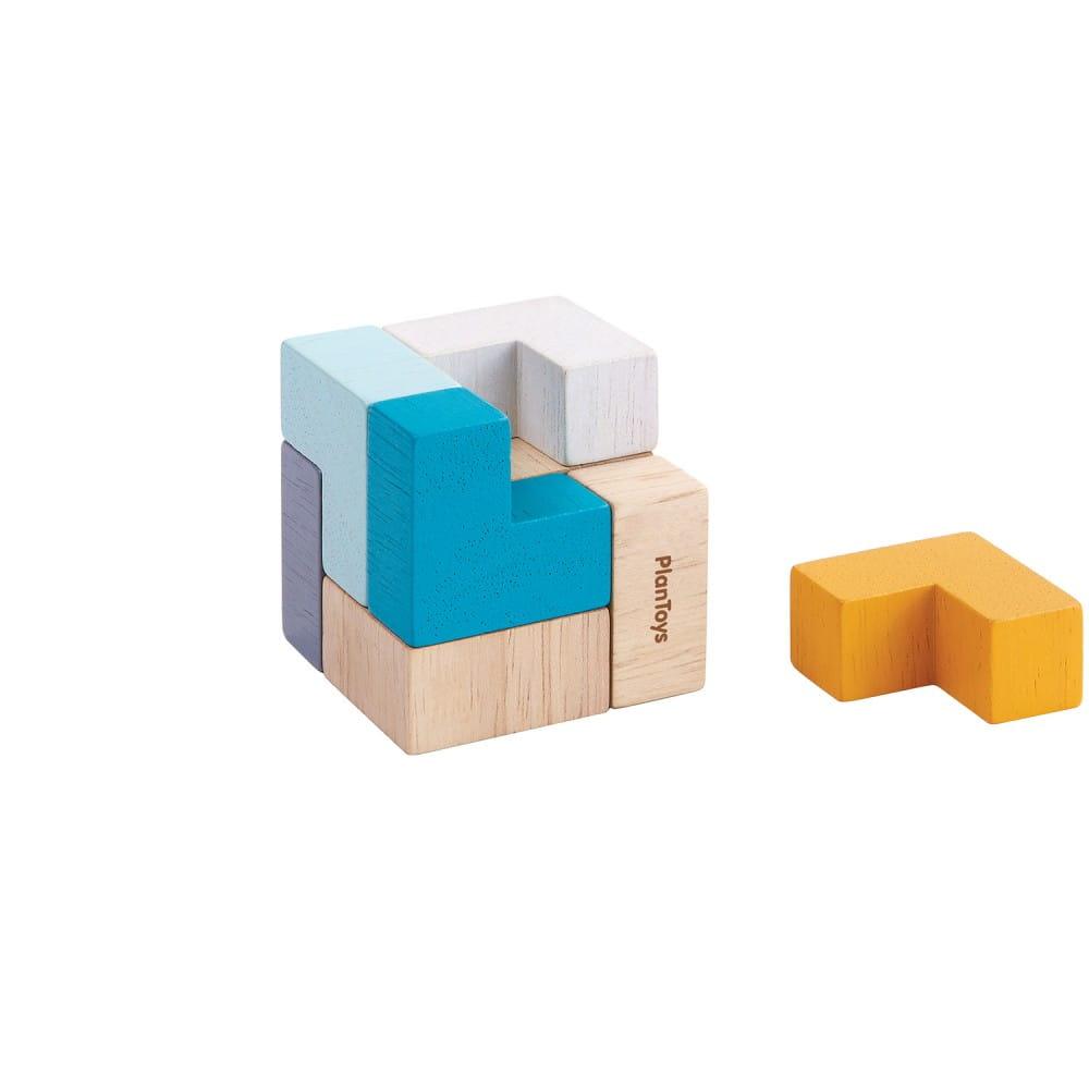 Plan Toys: mini puzzle 3D Cube - Noski Noski