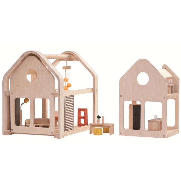 Plan Toys: mobilny domek Slide n Go Dollhouse - Noski Noski