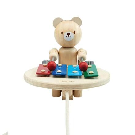Plan Toys: muzyczny miś do ciągnięcia Musical Bear - Noski Noski