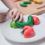 Plan Toys: niedoskonałe warzywa i owoce do krojenia Wonky Fruits & Vegetables - Noski Noski