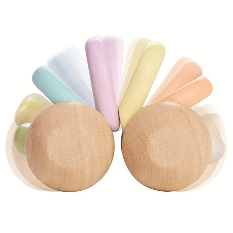 Plan Toys: pastelowe Autko - Noski Noski