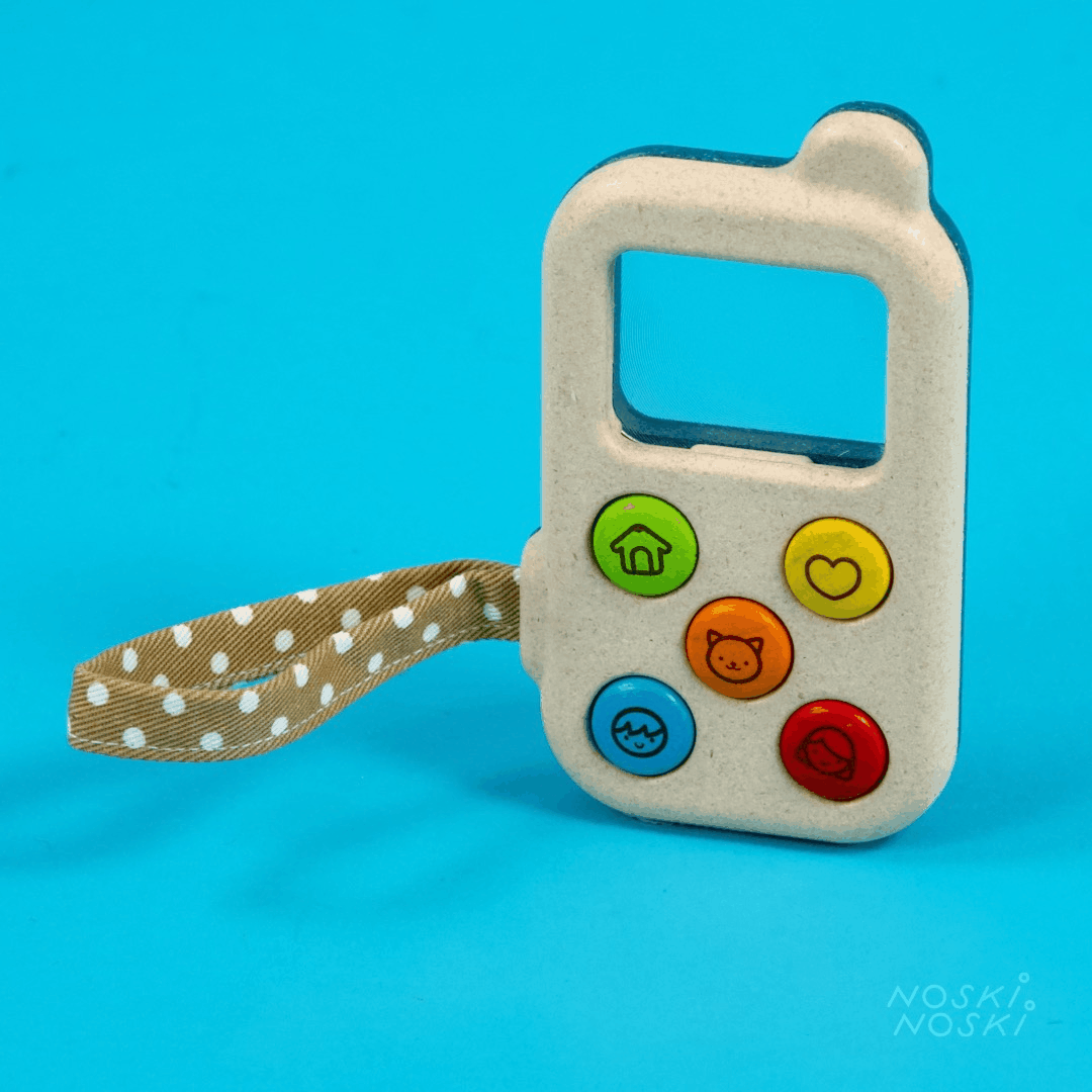 Plan Toys: pierwszy telefon Orchard Series - Noski Noski