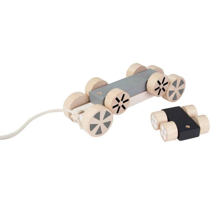 Plan Toys: pojazdy 3w1 Stacking Wheels - Noski Noski