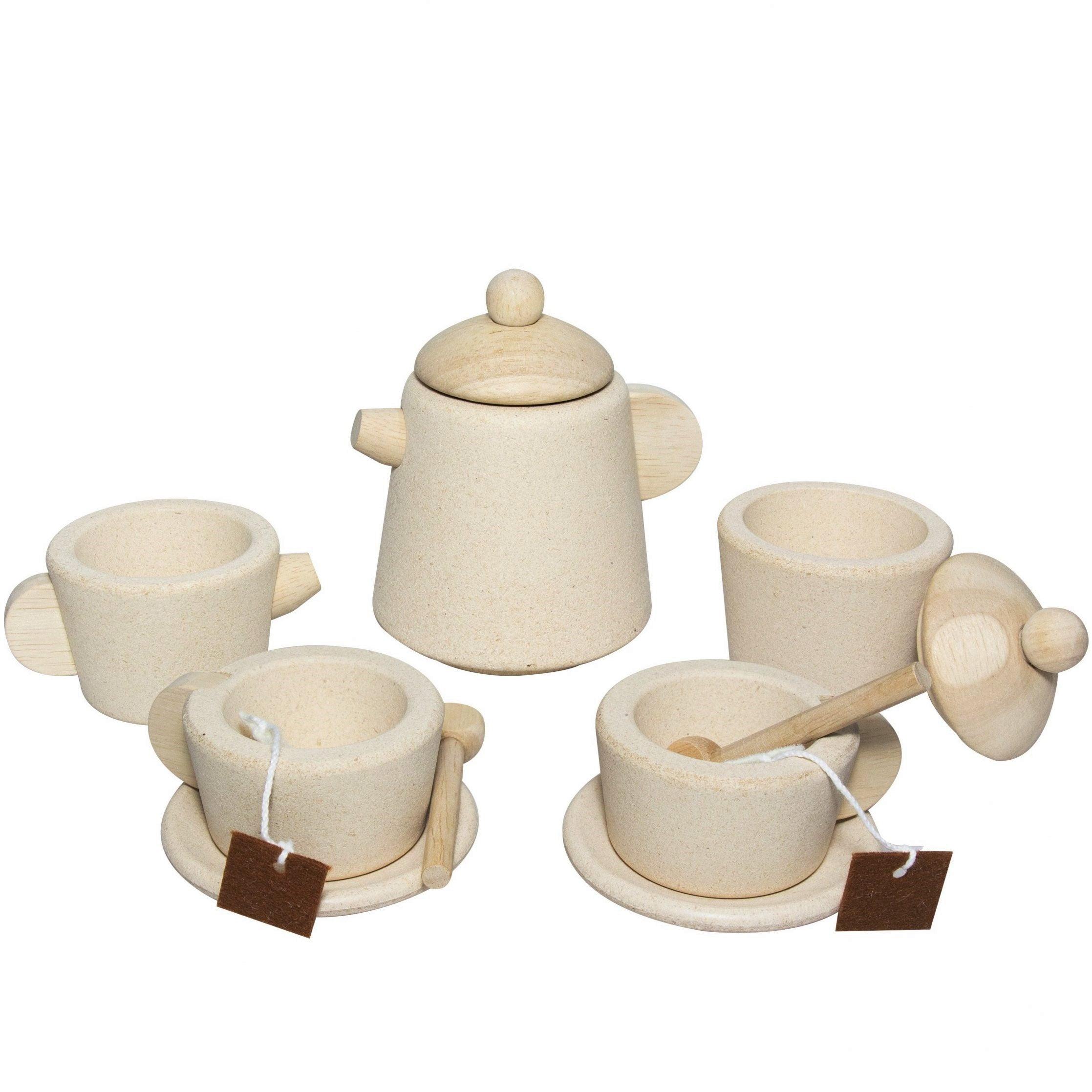 Plan Toys: serwis do herbaty Tea Set Natural - Noski Noski