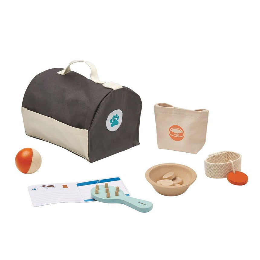 Plan Toys: zestaw do opieki nad zwierzętami Pet Care Set - Noski Noski