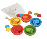Plan Toys: zestaw do sortowania Sort & Count Cups - Noski Noski